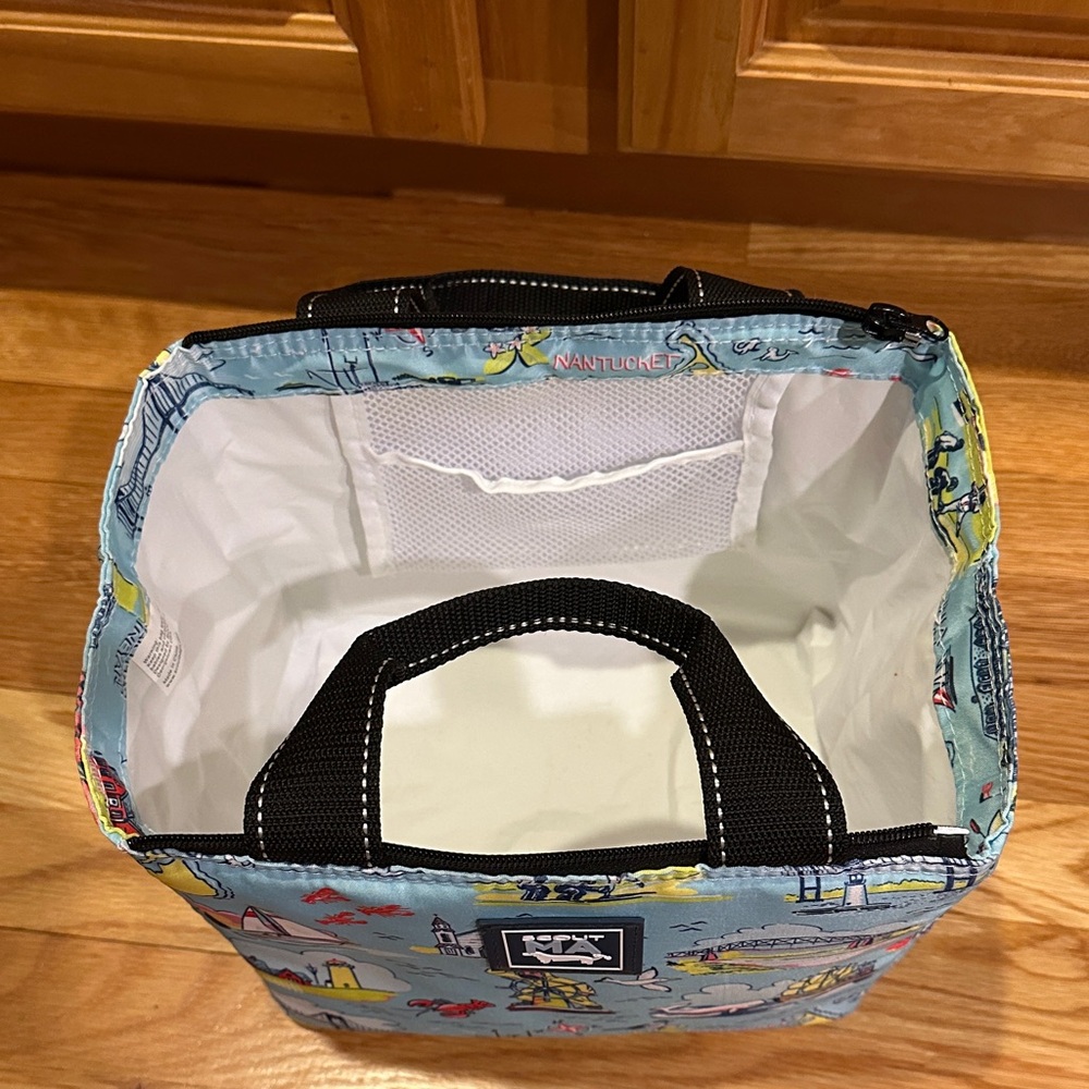 Scout Nautical Print Lunch Bag cooler Nantucket- Martha’s Vineyard insulated - Picture 5 of 8